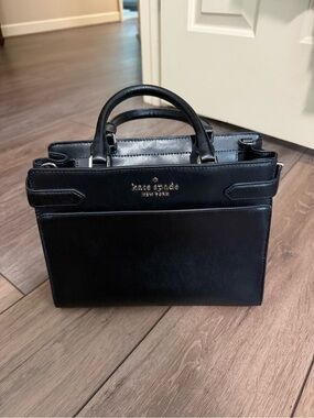Kate Spade Black Leather Staci Purse